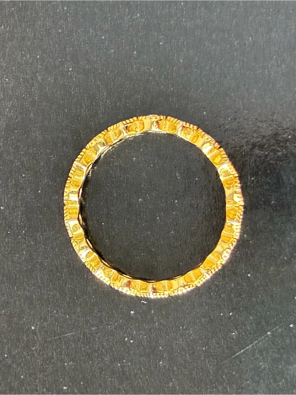 Sterling Silver Gold Tone Multi Shape Stacking Ring Sz 8